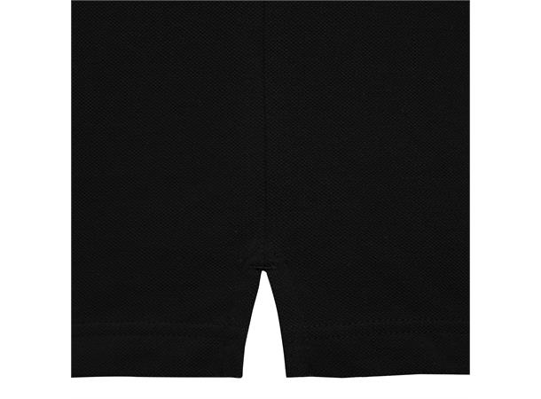 Yukar Polo SORT/HVIT M Sporty poloskjorte i bomull 