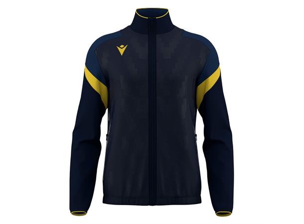 ODIN full zip top NAV/YEL 3XS Jakke med kontrastdetaljer 